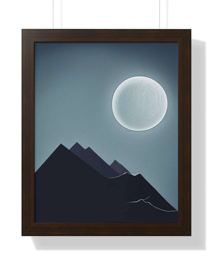 Celestial Harmony Eco-Conscious Framed Art Print