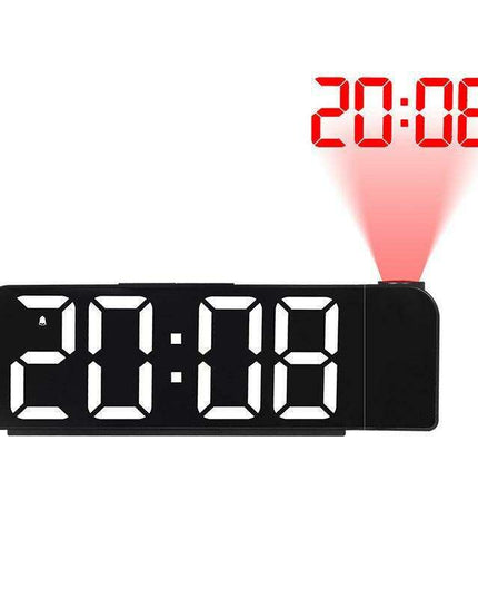 LED Digital Alarm Clock with Time Projection Function