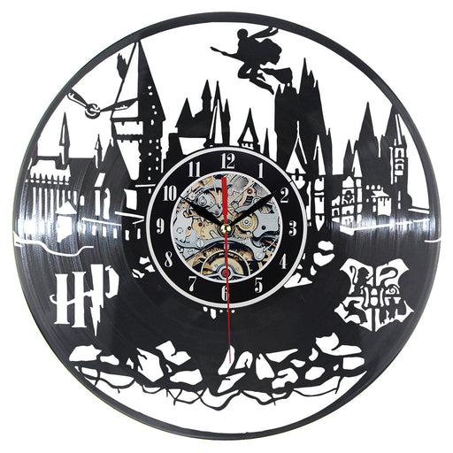 Harry Potter Vinyl Wall Clock Led Night Light Harry Potter Creative Clock eprolo