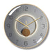 12-Inch Silent Wall Clock - Elegant Home Decor Timepiece