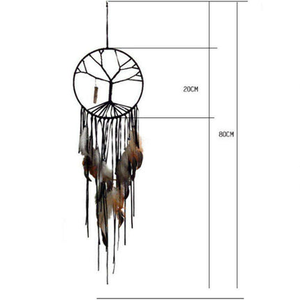 Enchanting Tree of Life Dream Catcher - Serene Decor for Children's Rooms