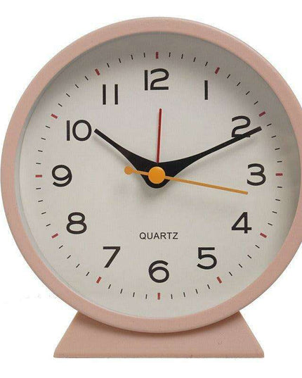 Whimsical Glow-in-the-Dark Metal Alarm Clock for Kids' Bedrooms
