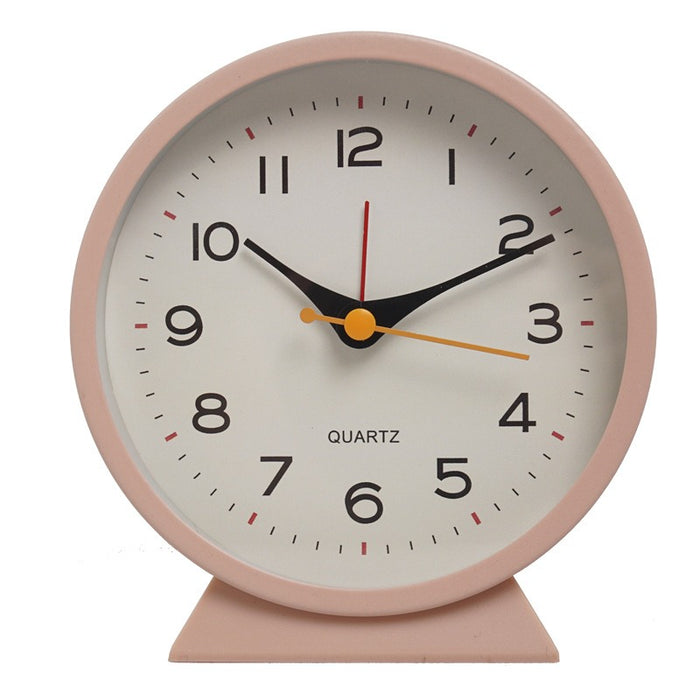 Modern Metal Alarm Clock with Glow-in-the-Dark Feature for Kids