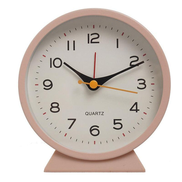 Sleek Metal Alarm Clock with Luminous Feature for Children