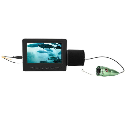 4.3-Inch HD Color Underwater Fishing Camera with 15m Cable and Night Vision LED Lights for Ultimate Exploration - Très Elite