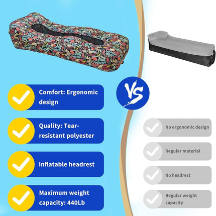 Portable Inflatable Lounger Sofa – Waterproof & Quick Inflate
