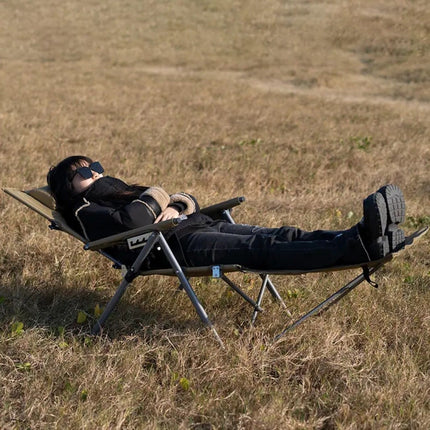 Outdoor Folding Recliner Chair – High Back, Portable & Comfort