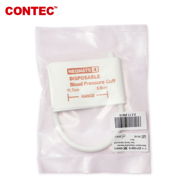 Disposable Neonate Pediatric Upper Arm BP Cuff 6.9-11.7 cm for CONTEC Monitors