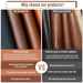 Jumbo XL Luxe Litchi Leather Repair Stickers - Stylish Solutions for Elegant Furniture Fixes