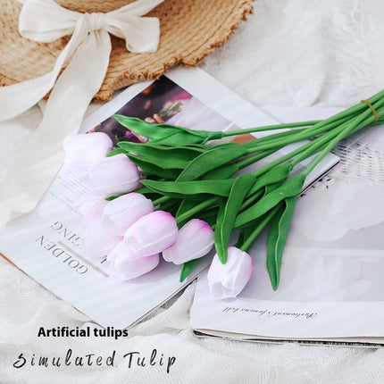 Peekaboo Studio Tulip Artificial Flower Arrangement - Realistic & Vibr