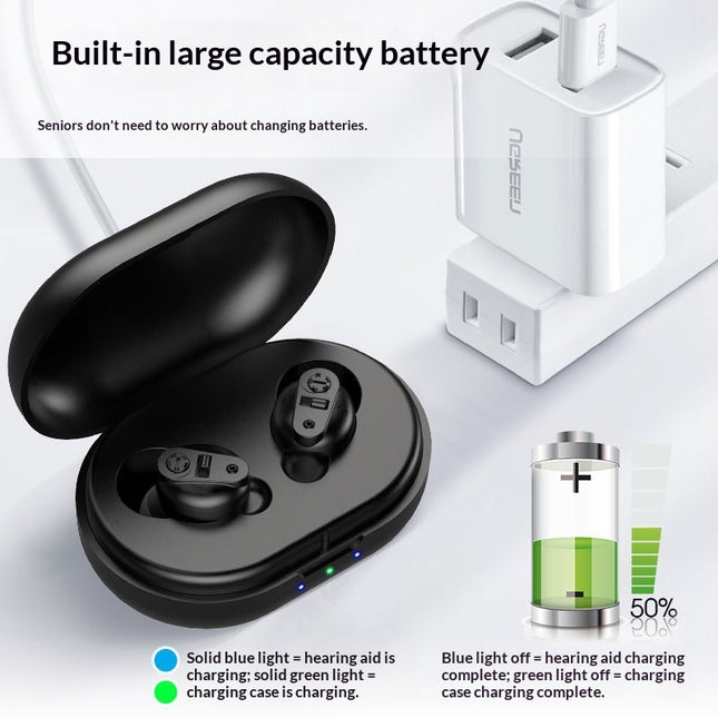 Peekaboo Studio Dual-Channel Hearing Aids with Enhanced Sound Clarity