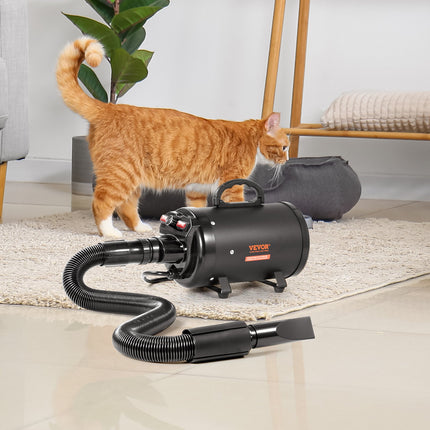 Peekaboo Studio 2800W Pet Grooming Dryer with Adjustable Speed & 4 Noz