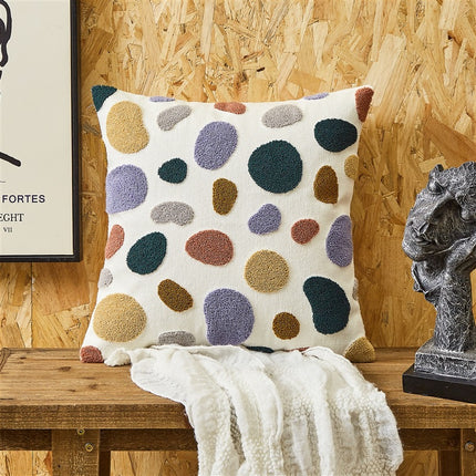 Simple Embroidered Cushion Embroidered Pillow Cover