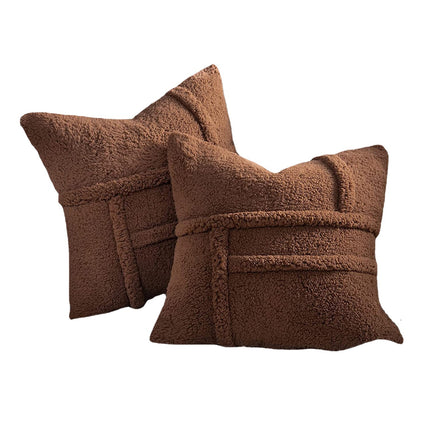 Lamb Wool Double-sided Cushion Cover