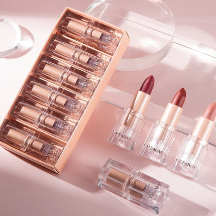 Peekaboo Studio Ice Lipstick Set of 6 - Long-lasting, Vibrant Colors
