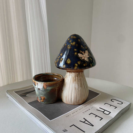 Ceramic Vase Decoration 18.5x15.5 cm Modern Home Accent