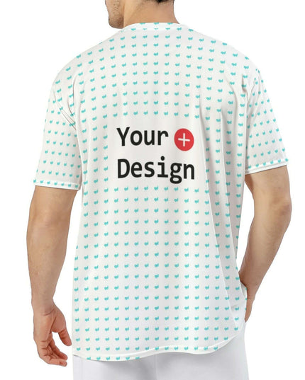 Customized Your Own Birdseye Cloth Crew Neck T-shirt