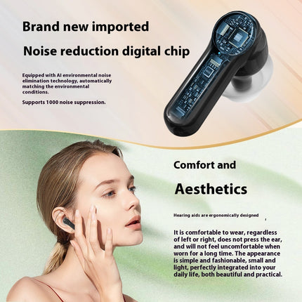 Wireless In-Ear Sound Amplifier for Seniors, Rechargeable | Très Elite