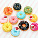 Sweet Mini Donut Dollhouse Toy Set - Bundle of 10 Tiny Candy Playthings