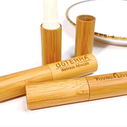 Bamboo Wooden Bamboo Lipstick Empty Tube