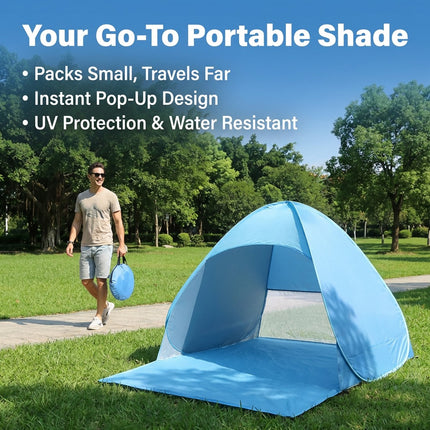 Peekaboo Studio UV-Resistant Waterproof Pop-Up Beach Tent for Camping