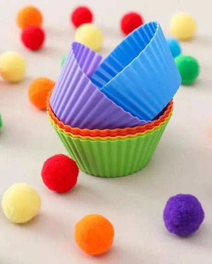 Rainbow Woodland Montessori Educational Toy - Wood & Wool Learning Board