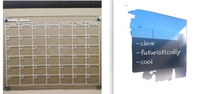 Acrylic Magnetic Sun Moon Weekly Dry Erase Memo Board