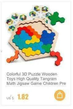 Montessori Interactive 3D Wooden Puzzle - Engaging Learning Toy for Young Adventurers
