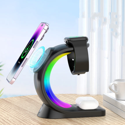 4 In 1 Magnetic Wireless Charger Fast Charging For Smart Phone Atmosph