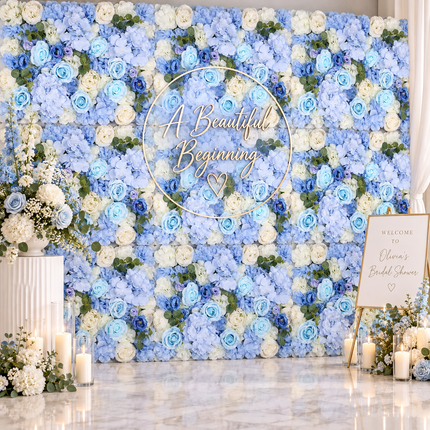 Elegant Floral Wall Art Handmade with Cotton, Silk, and Artificial Blooms - Très Elite