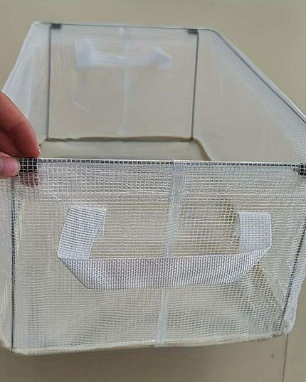 Compact Multi-Tier Clothing Storage Organizer - Washable and Foldable for Pants & Tees