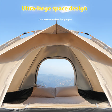 AliKopy Quick-Open 4-Person Camping Tent with UV Protection & Waterpro