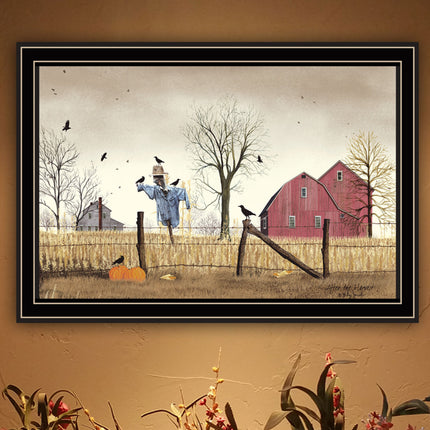 Billy Jacobs After The Harvest Black Framed Wall Art - Multicolor Prin