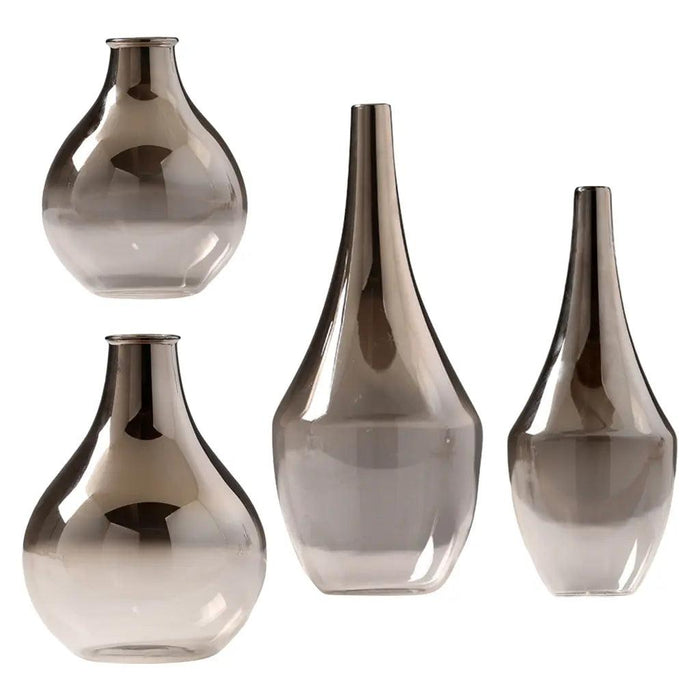 Ash Gradient Glass Vase - Stylish Home Decor Piece