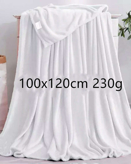 Dual-Sided Customizable Flannel Blanket 3D Design