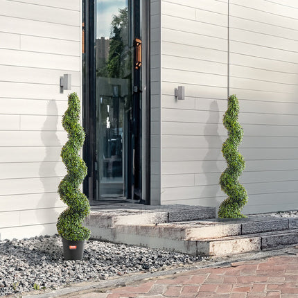 Peekaboo Studio VEVOR 2 Pack 5' UV Resistant Artificial Boxwood Trees