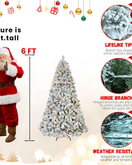 PVC Christmas Tree, Christmas Decorations, With Colored Lights