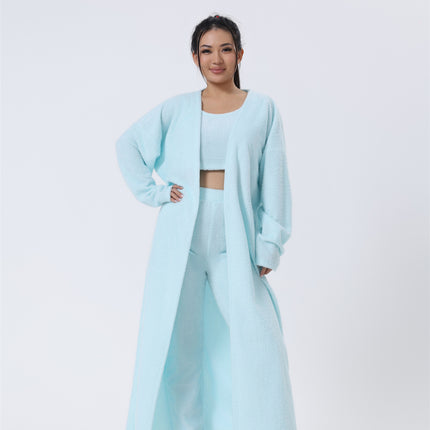 Cozy Pajama Set, 3 Piece Lounge Set, Cute Loungewear, Warm Suit Sets,