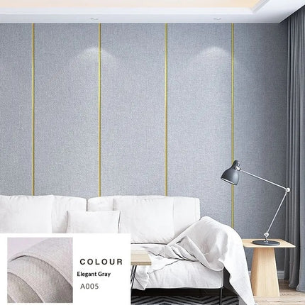 Peekaboo Studio Thickened Linen Texture Self-Adhesive Wallpaper