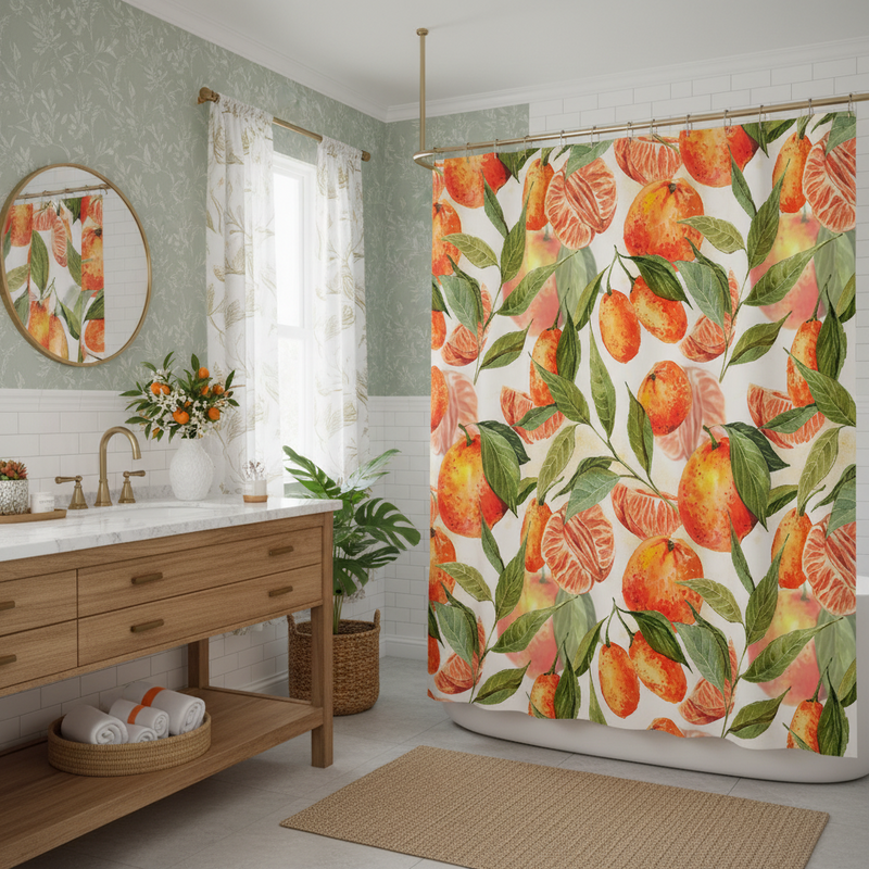 Peekaboo Studio Waterproof Mildew-Proof Custom Bathroom Curtain