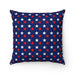 Dual-Sided Independence Day Decorative Pillow with Reversible Design