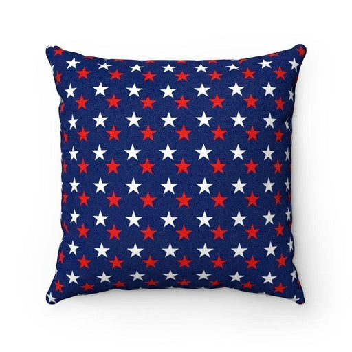 Independence Day Dual Design Throw Pillow with Soft Microfiber Insert