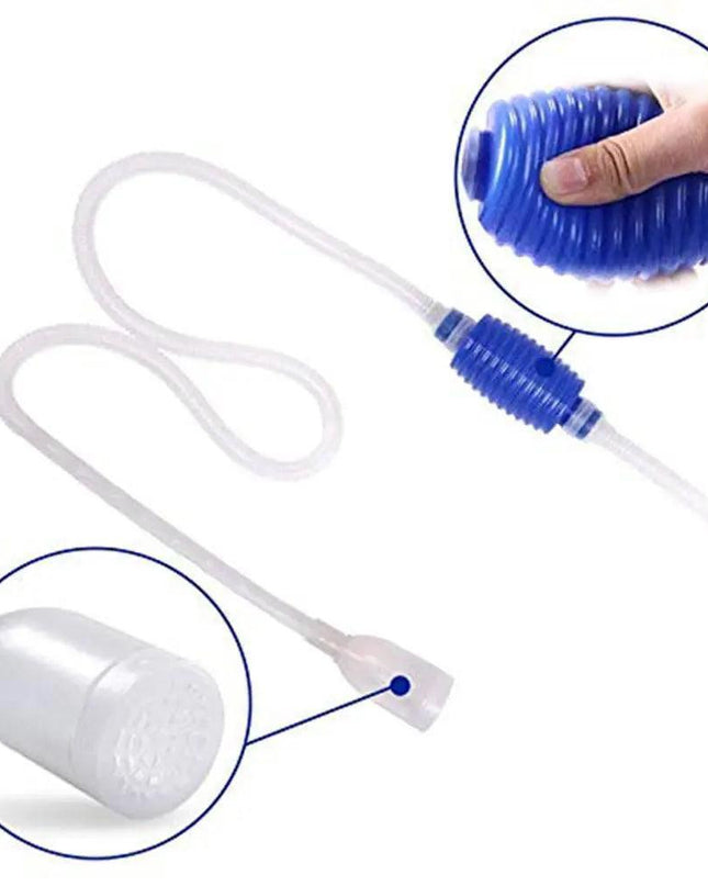 Premium 5.58ft Fish Tank Siphon Pump - Simplified Aquarium Cleaning System
