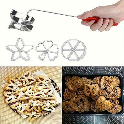 5-Piece Elegant Floral Butterfly Pastry Mold Set for Creative Baking and Eid Celebrations - Très Elite