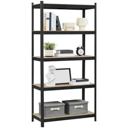 5-Tier Heavy-Duty Adjustable Metal Storage Rack - Versatile Organizer for Home, Garage, and Warehouse by SmileMart - Très Elite