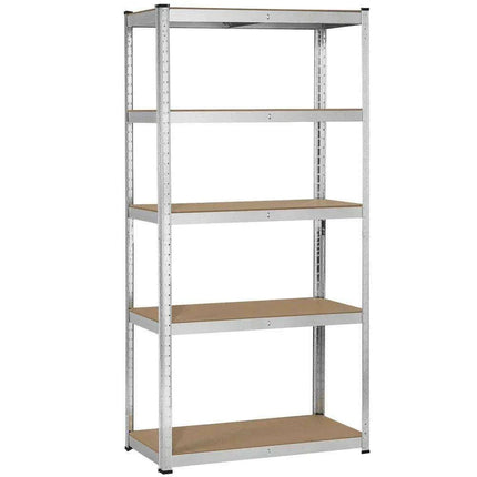 5-Tier Heavy-Duty Adjustable Metal Storage Rack - Versatile Organizer for Home, Garage, and Warehouse by SmileMart. 5-tier-heavy-duty-adjustable-metal-storage-rack-versatile-organizer-for-home-garage-and-w Furniture›Home Office Furniture›Cabinets & Cupboards›Bookcases