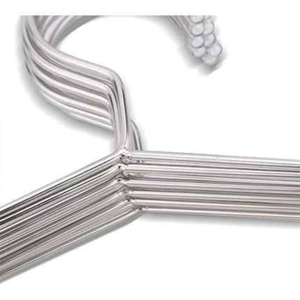 50-Pack Durable Stainless Steel Hangers for Kids' Closet Organization- Très Elite- Très Elite