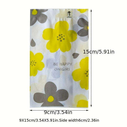 50-Pack Eco-Conscious Paper Bags for Takeaway Rolls and Sandwiches, Oil-Resistant, Microwave Safe.