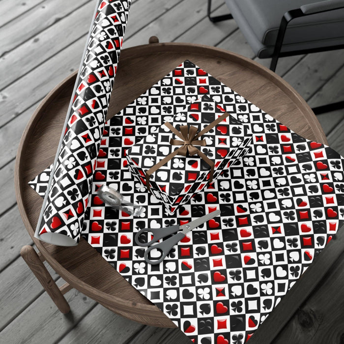Eco-Friendly Luxury Chess Cells Gift Wrap - Minimalist Sustainable Packaging Made in the USA