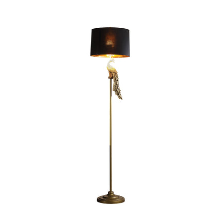 Room & Decor 64.5" Golden Peacock Floor Lamp - Elegant Design & Durabl